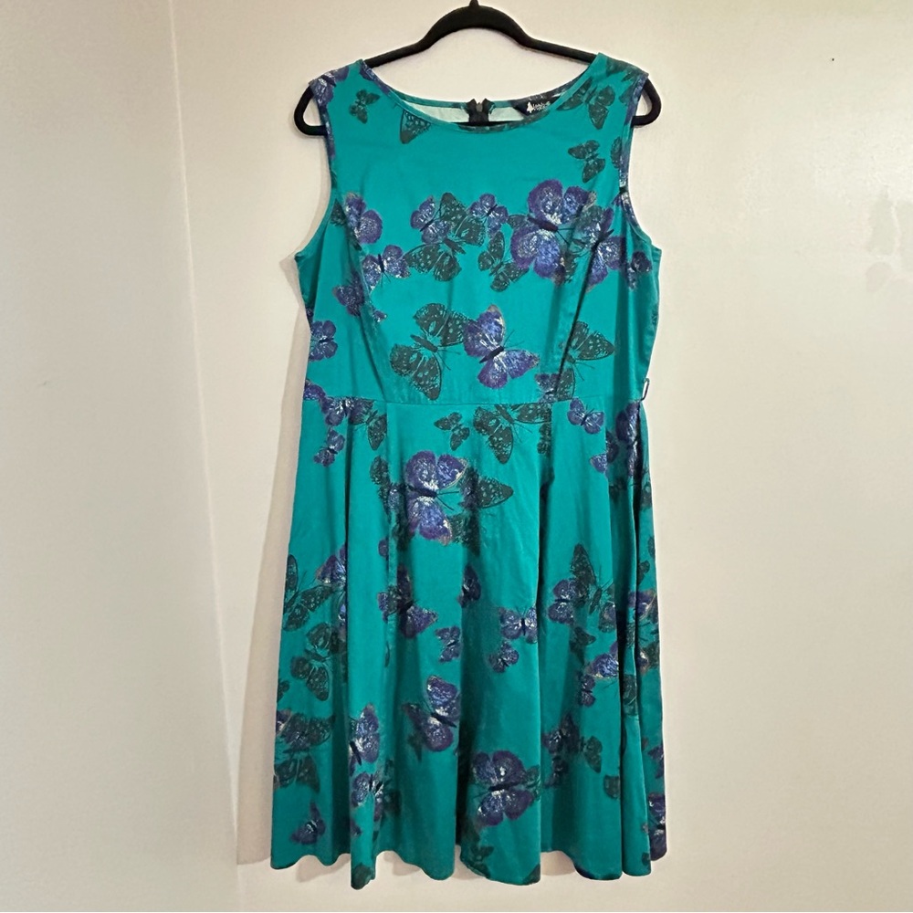 Lady Vintage London Butterfly Dress UK 20 US 16